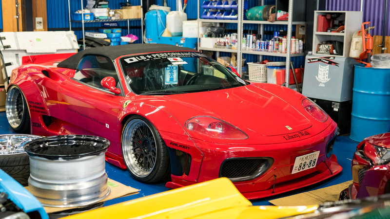 Illustration for article titled Liberty Walk's Japanese Headquarters Is Just As Crazy As Their Tuned Cars